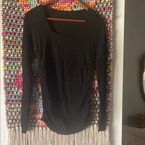 Black Long Sleeve Women's Top